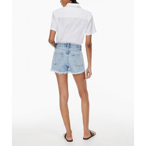 Agolde 'Parker' Blue Denim Jean Short Size 25